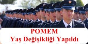 2019 POMEM Yaş Değişikliği Yapıldı.