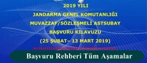 2019 Jandarma – Sahil Güvenlik Muvazzaf – Sözleşmeli  Astsubay Başvuru Rehberi