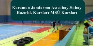 Karaman JAMYO Parkur-Jandarma Astsubay-MSÜ Parkur Hazırlık Kursu
