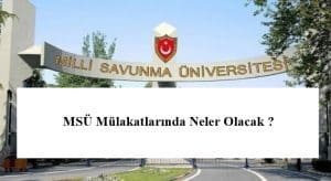2024 MSÜ Mülakatlarında Neler Olacak ?