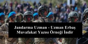 Jandarma Uzman – Uzman Erbaş Muvafakat Yazısı Örneği İndir