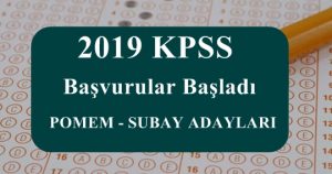Polis – Asker Adayları: KPSS Başvuruları Başladı.