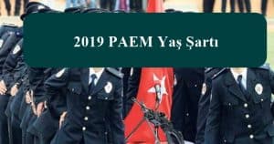 2019 PAEM Yaş Şartı