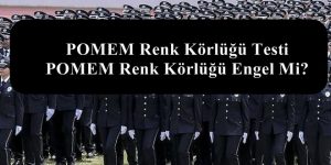 POMEM Renk Körlüğü Testi – POMEM Renk Körlüğü Engel Mi?