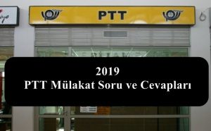 PTT Mülakat Soru ve Cevapları – İndir – Çalış