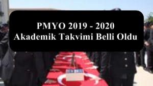 PMYO 2019 – 2020 Akademik Takvimi Belli Oldu.