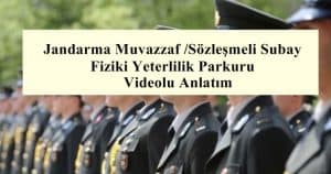 2021 Jandarma Muvazzaf /Sözleşmeli Subay Fiziki Yeterlilik Parkuru – Video