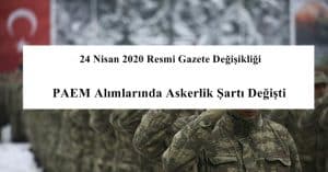 PAEM Alımlarında Askerlik Şartı Değişti. – Polis Alımları