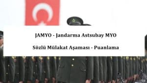 2023- JAMYO – Jandarma Astsubay MYO Sözlü Mülakat Aşaması – Puanlama