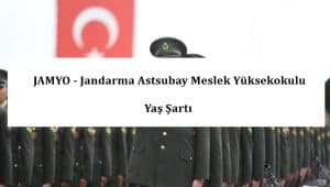2023 JAMYO Yaş Şartı – Jandarma Astsubay Meslek Yüksekokulu Yaş Şartı