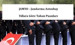 2023- JAMYO – Jandarma Astsubay Yıllara Göre Taban Puanları