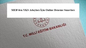 MEB’den YKS Adayları İçin Online Deneme Sınavları