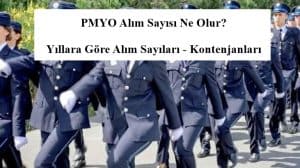 2024 PMYO Alım Sayısı Ne Olur? Yıllara Göre Alım Sayıları – Kontenjanları