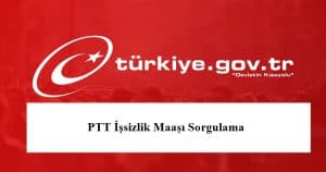 2024 E-Devlet PTT İşsizlik Maaşı Sorgulama Nasıl Yapılır? Dijital Türkiye