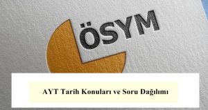 2023 AYT Tarih Konuları ve Soru Dağılımı – 2023 AYT