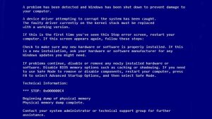 Bilgisayar Neden Mavi Ekran Verir? Bilgisayarda Mavi Ekran Hatası