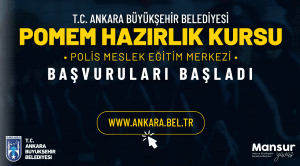 Ankara Büyükşehir Belediyesi’nden Polis Adaylarına Ücretsiz POMEM Hazırlık Kursu