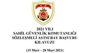 2021 Sahil Güvenlik Astsubay Alımı İlanı – Kadın – Erkek Astsubay Alımı Yapılacak