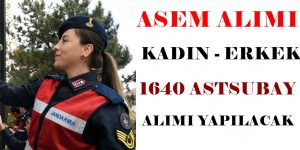 2021 Yılı Jandarma ASEM Astsubay Alım İlanı – Başvuru Şartları