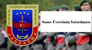 Jandarma Muvazzaf /Sözleşmeli Astsubay Sınav Ücretinin Yatırılması – ASEM Başvuru Ücreti