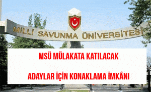 2024 MSÜ Mülakata Katılacak Adaylar İçin Konaklama İmkânı – KYK Yurdu