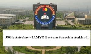 2021 Yılı JSGA Astsubay – JAMYO Başvuru Sonuçları Açıklandı.