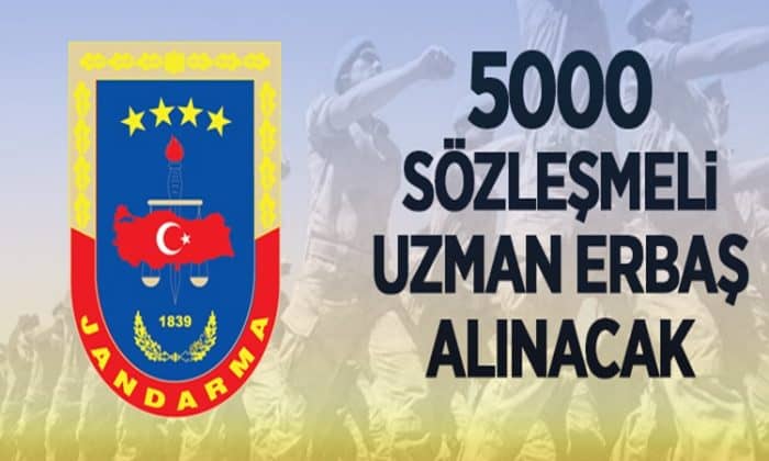 2022 Yili 5 000 Sozlesmeli Jandarma Uzman Erbas Alim Ilani Yayinlandi
