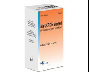 Myocron 50mg/5ml I.V. Enjeksiyonluk Nedir? Myocron Ne İçin Kullanılır? Nasıl Kullanılır?