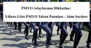 PMYO Adaylarının Dikkatine: Yıllara Göre PMYO Taban Puanları – Alım Sayıları