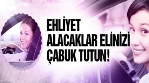 Ehliyet Alacaklar Elinizi Çabuk Tutun! Kurs Fiyatlarına Zam Geliyor