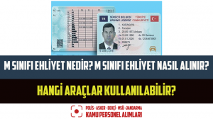 M Sınıfı Ehliyet Nedir? M Sınıfı Ehliyet Nasıl Alınır? Hangi Araçlar Kullanılabilir?