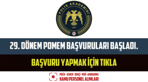 29. Dönem POMEM Başvuruları Başladı. Başvuru Yapmak İçin Tıkla