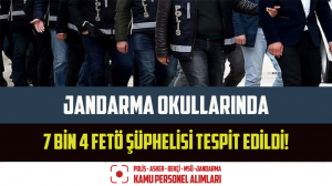 Jandarma Okullarında 7 Bin 4 FETÖ Şüphelisi Tespit Edildi!