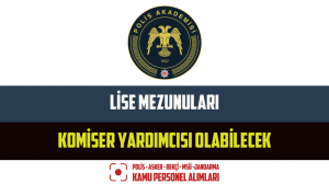 Lise Mezunları Komiser Yardımcısı Olabilecek – Kanun Kabul Edildi.