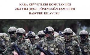 Milli Savunma Bakanlığı Sözleşmeli Er Alım İlanı Yayımladı