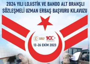 Jandarma 2024 Yılı 320 Lojistik ve Bando Uzman Erbaş Alımı