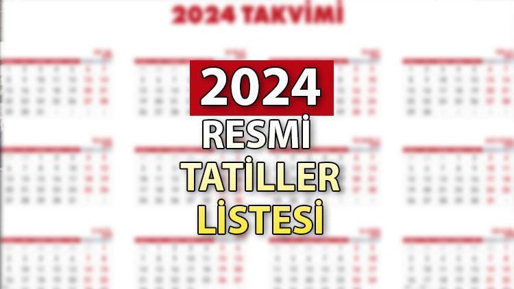2024 Resmi Tatiller